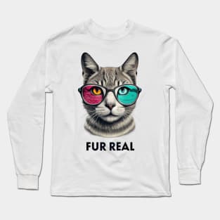 Fur Real Cat Long Sleeve T-Shirt